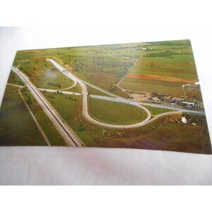 Vintage Postcard unposted Carlisle Interchange Road Turnpike PA